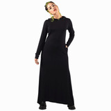 Vestido Longo Manga Longa